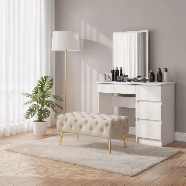 Ak furniture Taburet Madrid béžový
