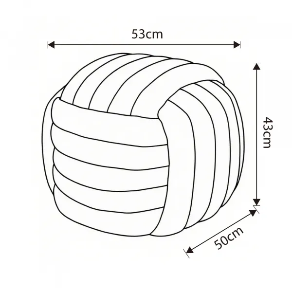Ak furniture Taburet Nilo béžový
