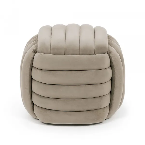 Ak furniture Taburet Nilo béžový