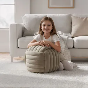 Ak furniture Taburet Nilo béžový