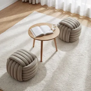 Ak furniture Taburet Nilo béžový