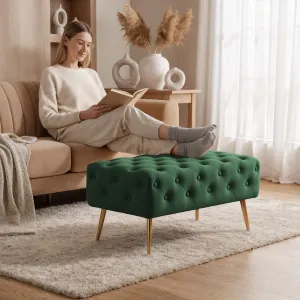 Ak furniture Taburet Madrid zelený
