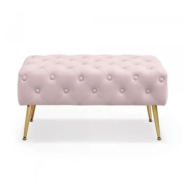 Ak furniture Taburet Madrid růžový