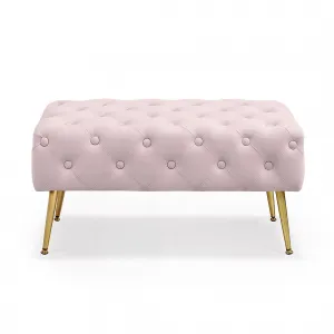 Ak furniture Taburet Madrid růžový