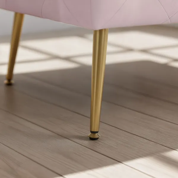 Ak furniture Taburet Madrid růžový