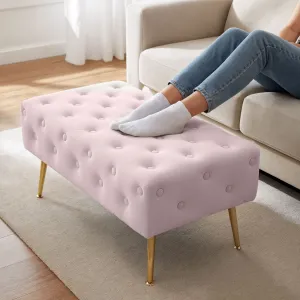 Ak furniture Taburet Madrid růžový