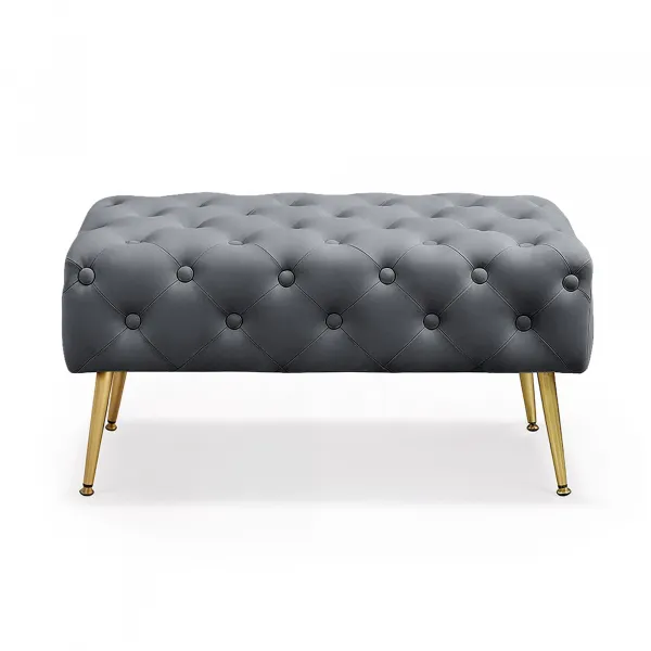 Ak furniture Taburet Madrid grafitový