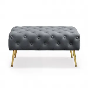 Ak furniture Taburet Madrid grafitový