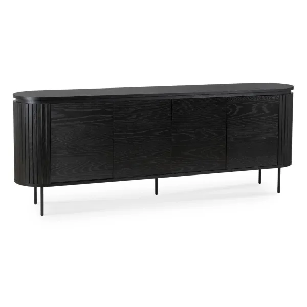 Vivaldi Komoda Beck 200 cm čierna