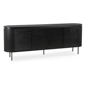 Vivaldi Komoda Beck 200 cm čierna