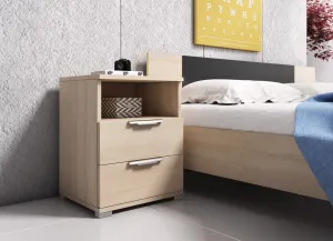Vivaldi Nočný stolík Naka 46 cm dub Sonoma