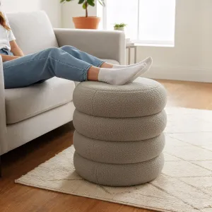 Ak furniture Taburet Snuggo I moka