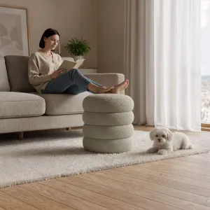 Ak furniture Taburet Snuggo I moka