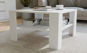 TP Living Konferenčný stolík Square 68 cm biely