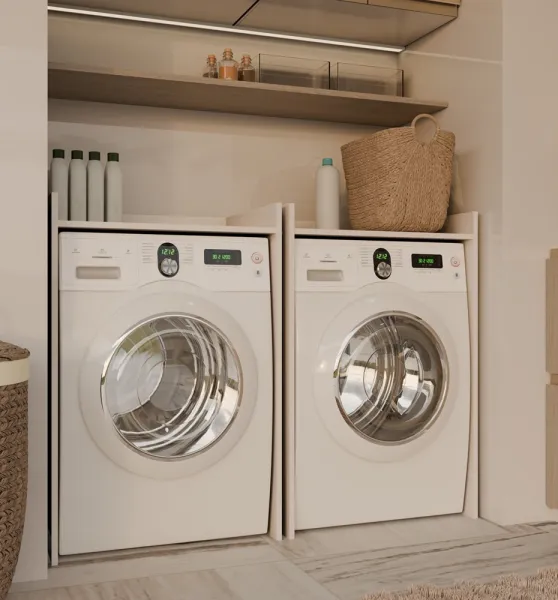 TP Living Kúpeľňová skrinka nad práčku Pola 64 cm béžová