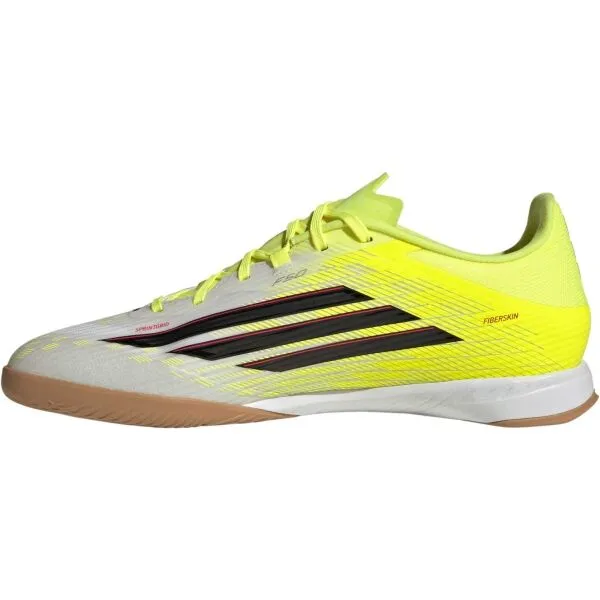 adidas F50 LEAGUE IN J Detská halová obuv, biela, veľkosť 46