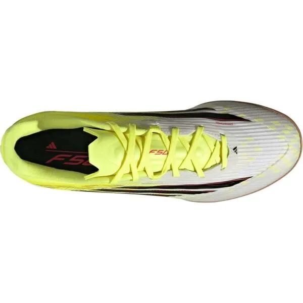 adidas F50 LEAGUE IN J Detská halová obuv, biela, veľkosť 46
