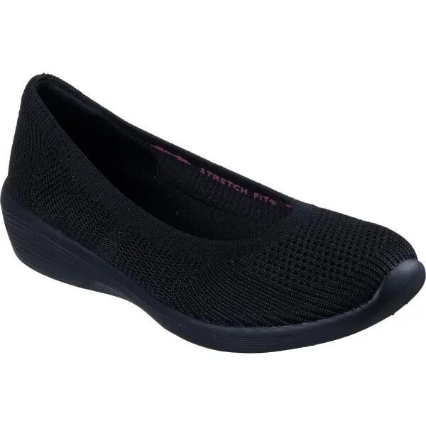 Skechers ARYA - FANCY YOU Dámska slip-on obuv, čierna, veľkosť