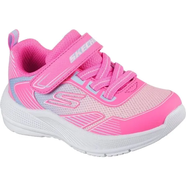 Skechers MICROSPEC ADVANCE Dievčenská vychádzková obuv, ružová, veľkosť