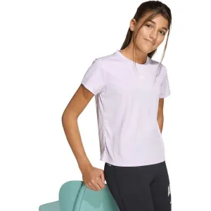 adidas TRAIN ESSENTIALS REGULAR FIT LOGO KIDS Dievčenské tréningové tričko, fialová, veľkosť