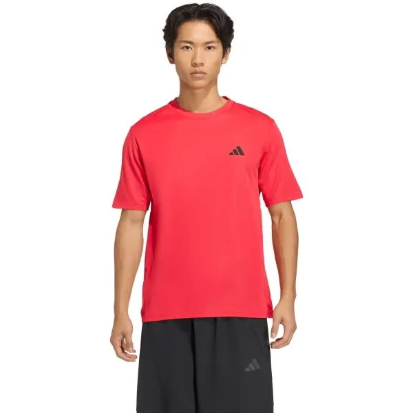 adidas WORKOUT ESSENTIALS BASE T-SHIRT Pánske športové tričko, červená, veľkosť