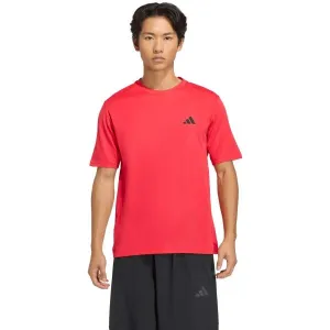 adidas WORKOUT ESSENTIALS BASE T-SHIRT Pánske športové tričko, červená, veľkosť