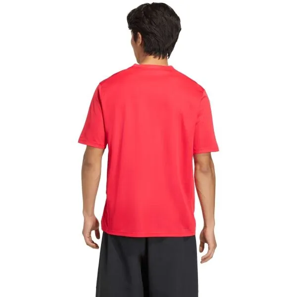 adidas WORKOUT ESSENTIALS BASE T-SHIRT Pánske športové tričko, červená, veľkosť