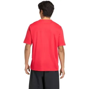 adidas WORKOUT ESSENTIALS BASE T-SHIRT Pánske športové tričko, červená, veľkosť