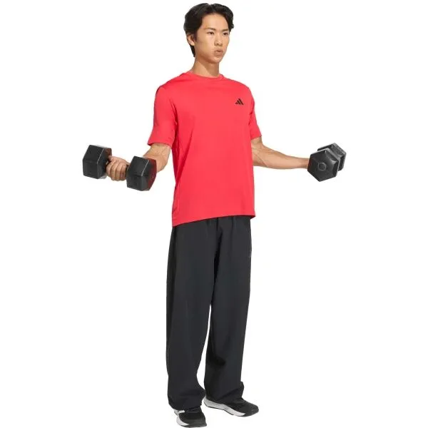 adidas WORKOUT ESSENTIALS BASE T-SHIRT Pánske športové tričko, červená, veľkosť