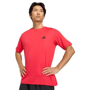 adidas WORKOUT ESSENTIALS BASE T-SHIRT Pánske športové tričko, červená, veľkosť