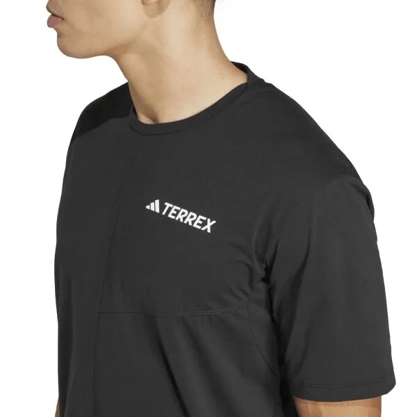 adidas MT TEE Pánske outdoorové tričko, čierna, veľkosť