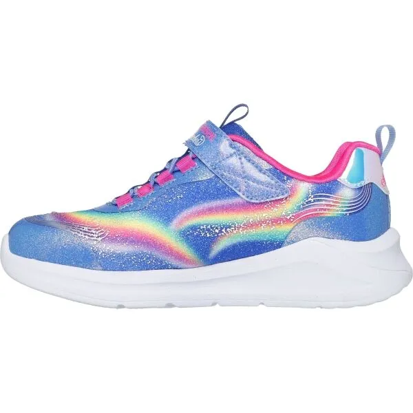 Skechers UNICORN Dievčenská vychádzková obuv, modrá, veľkosť