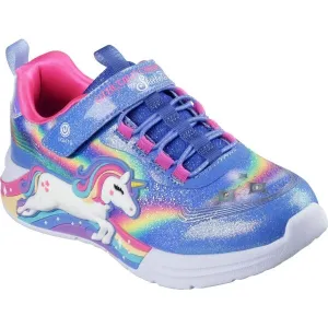 Skechers UNICORN Dievčenská vychádzková obuv, modrá, veľkosť
