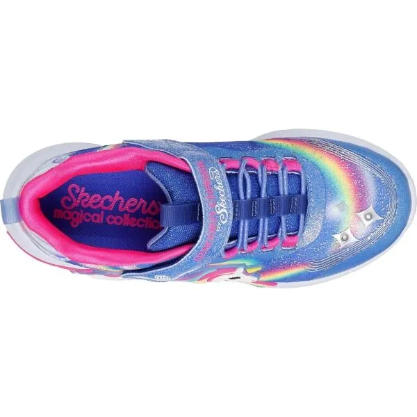 Skechers UNICORN Dievčenská vychádzková obuv, modrá, veľkosť