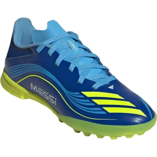 adidas F50 LEAGUE TF J Detské turfy, modrá, veľkosť 38