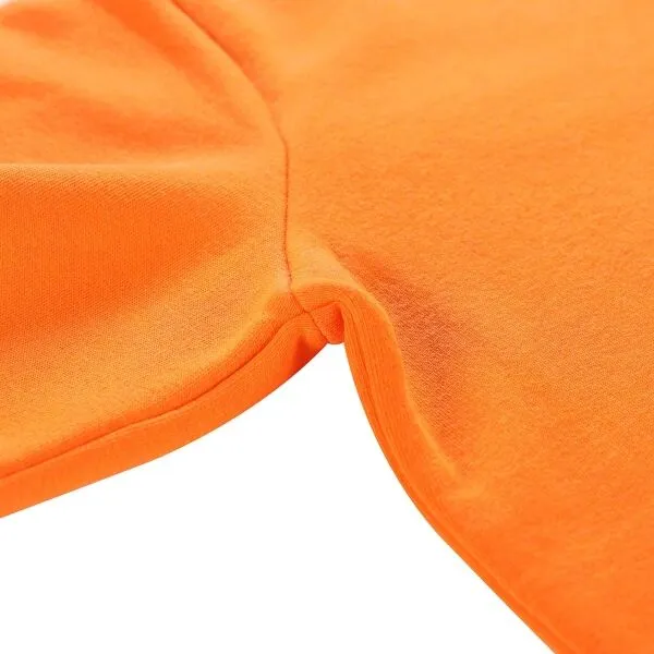 NAX AZER Pánska bavlnená mikina s kapucňou, oranžová, veľkosť