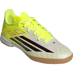 adidas F50 LEAGUE IN J Detská halová obuv, žltá, veľkosť
