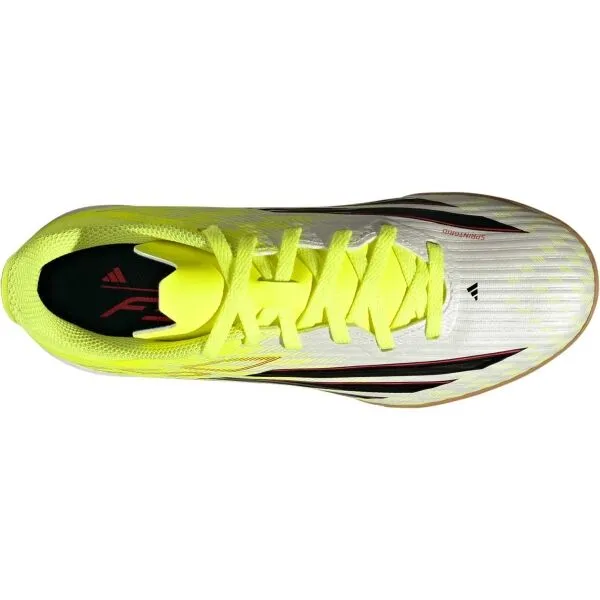 adidas F50 LEAGUE IN J Detská halová obuv, žltá, veľkosť