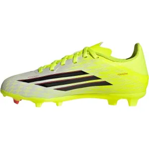 adidas F50 LEAGUE FG/MG J Detské kopačky, žltá, veľkosť