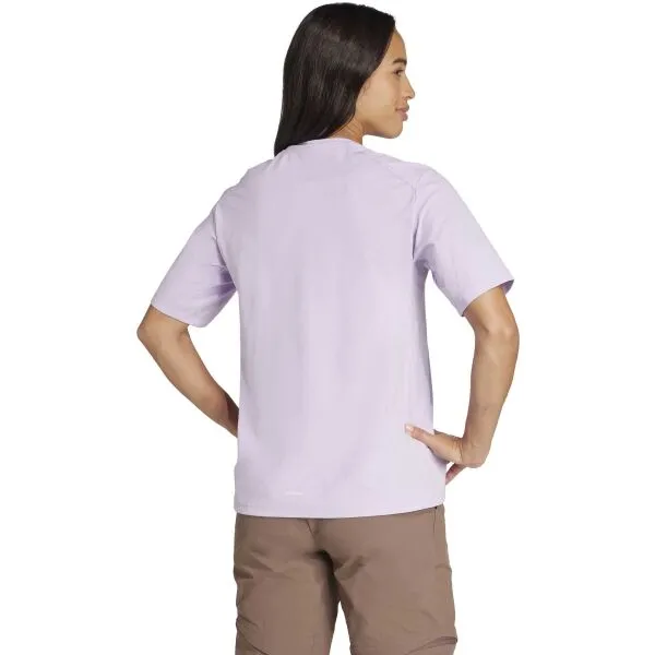 adidas MT TEE Pánske outdoorové tričko, fialová, veľkosť