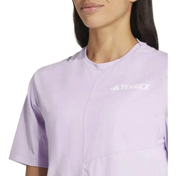 adidas MT TEE Pánske outdoorové tričko, fialová, veľkosť