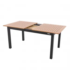 Doppler EXPERT WOOD antracit, polohovacie a stohovateľné kreslá, 6+2+1