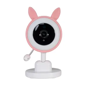 EVOLVEO Baby Monitor N35, dětská chůvička s kamerou,VOX,teploměr,noční vidění,RGB světlo,Růžová