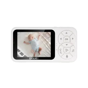 EVOLVEO Baby Monitor N35, dětská chůvička s kamerou,VOX,teploměr,noční vidění,RGB světlo, Modrá