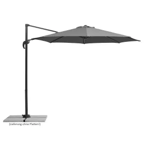 Schneider Slnečník Rhodos Junior antracitový pr. 300 cm