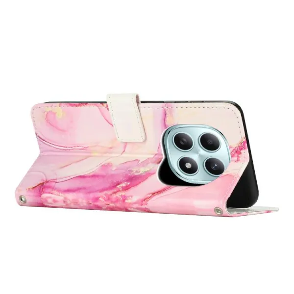ART MARBLE Peňaženkový kryt pre Xiaomi Redmi Note 15 5G / POCO M8 5G ROSE GOLD