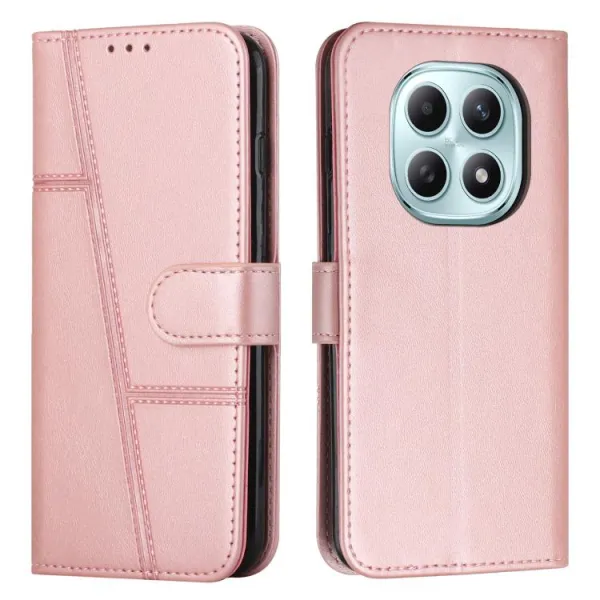STITCHED Peňaženkový kryt pre Xiaomi Redmi Note 15 5G / POCO M8 5G ružový