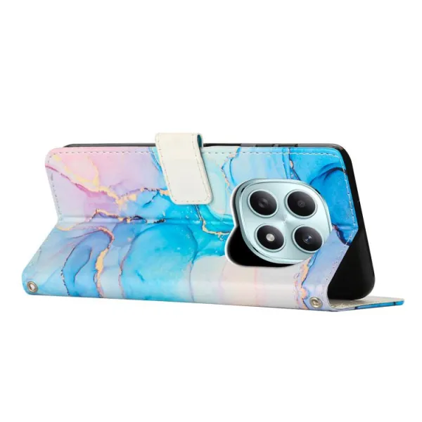 ART MARBLE Peňaženkový kryt pre Xiaomi Redmi Note 15 5G / POCO M8 5G BLUE PINK