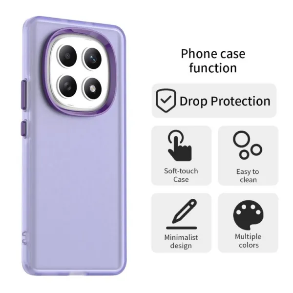 CANDY Ochranný kryt pre Xiaomi Redmi Note 15 5G / POCO M8 5G fialový