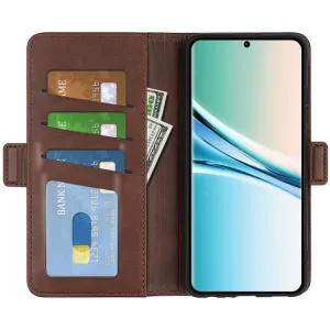 SIDE Peňaženkové puzdro pre Xiaomi Redmi Note 15 5G / POCO M8 5G tmavohnedé